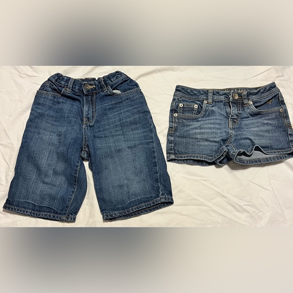 Girls Jean Shorts Size 8, Justice & Children’s Place